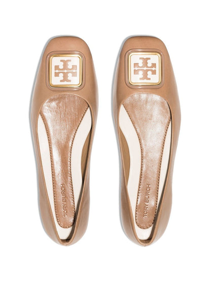 Tory Burch Women's Georgia Ballet Flat Almond Flour Shoes