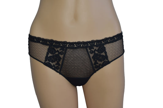 La Perla Women's Black Lace Full Cut Brief