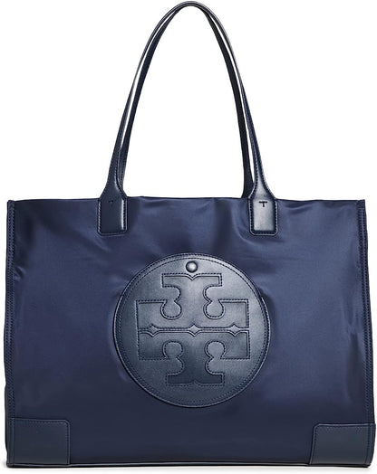 Tory Burch Women's Ella Tote, Tory Navy, Blue, One Size