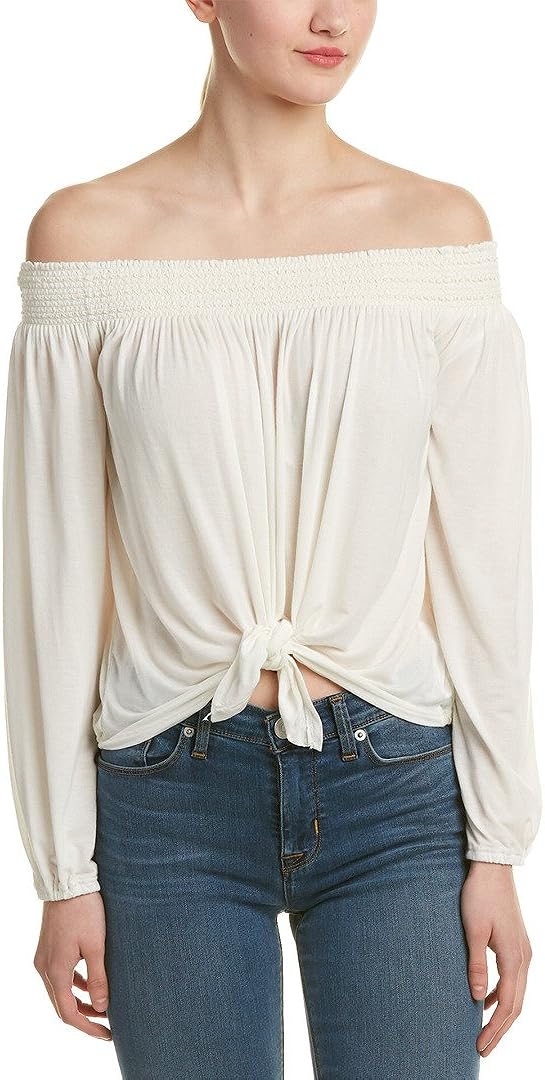 Bailey 44 Women's Ivory Regatta Off the Shoulder Top Blouse