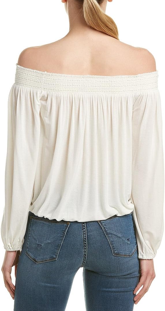 Bailey 44 Women's Ivory Regatta Off the Shoulder Top Blouse