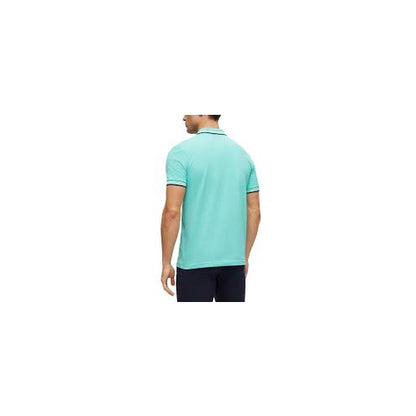 Hugo Boss Men's Paul Slim Fit Pique Cotton Polo Shirt, Turquoise