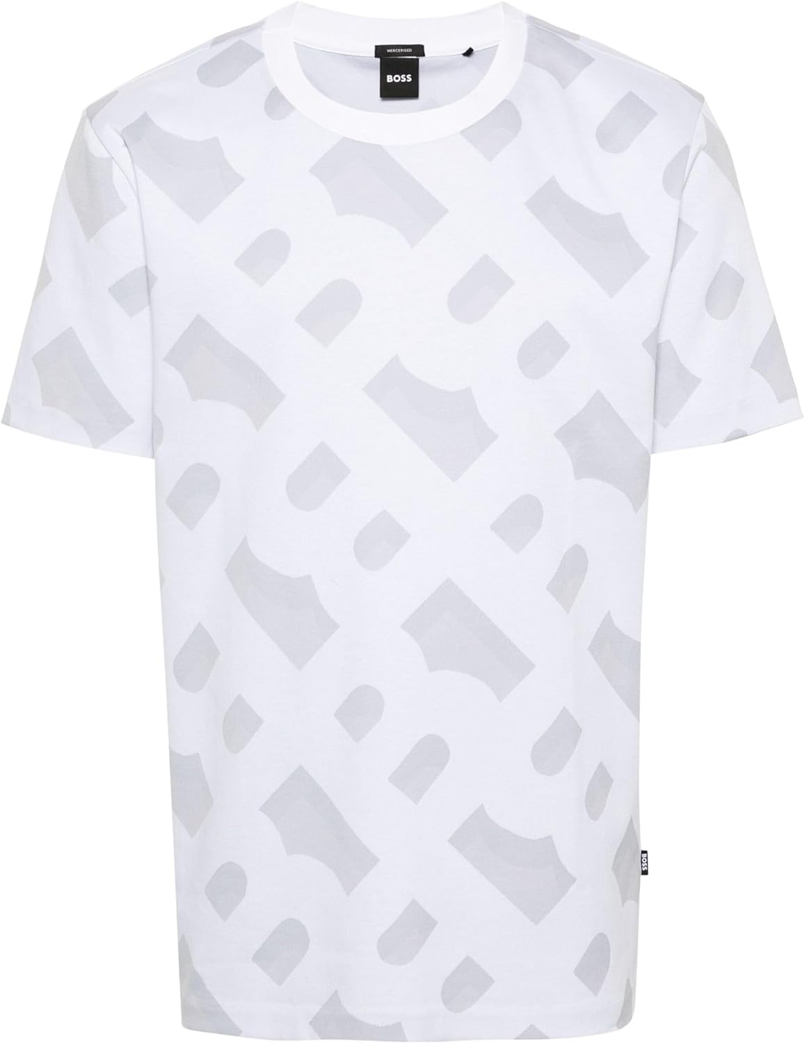 Hugo Boss Men's Tiburt 419 Logo Crew Neck T-Shirt, White