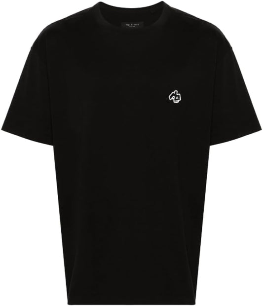 Rag & Bone Men's RB Monster T-Shirt, Black