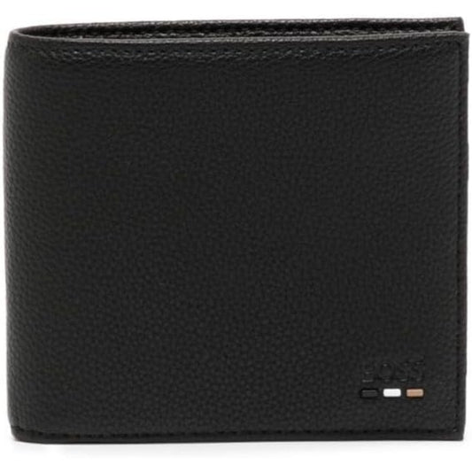 Hugo Boss Men's Ray Eight Card Slot Bifold Wallet, Stormy Black