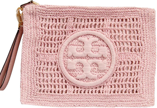 Tory Burch Women's Ella Crochet Pouch, Rosette