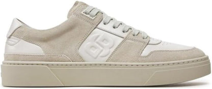 Hugo Boss Men's Gary Suede Leather Tennis Sneakers, Open White