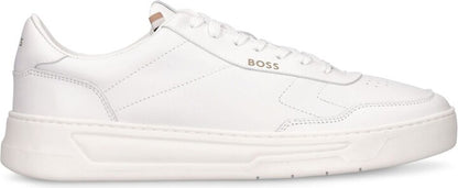 Hugo Boss Men's Baltimore Leather Lace Up Sneakers, White