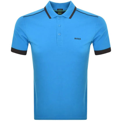 Hugo Boss Men's Paddy 1 Short Sleeve Polo Shirt, Turquoise