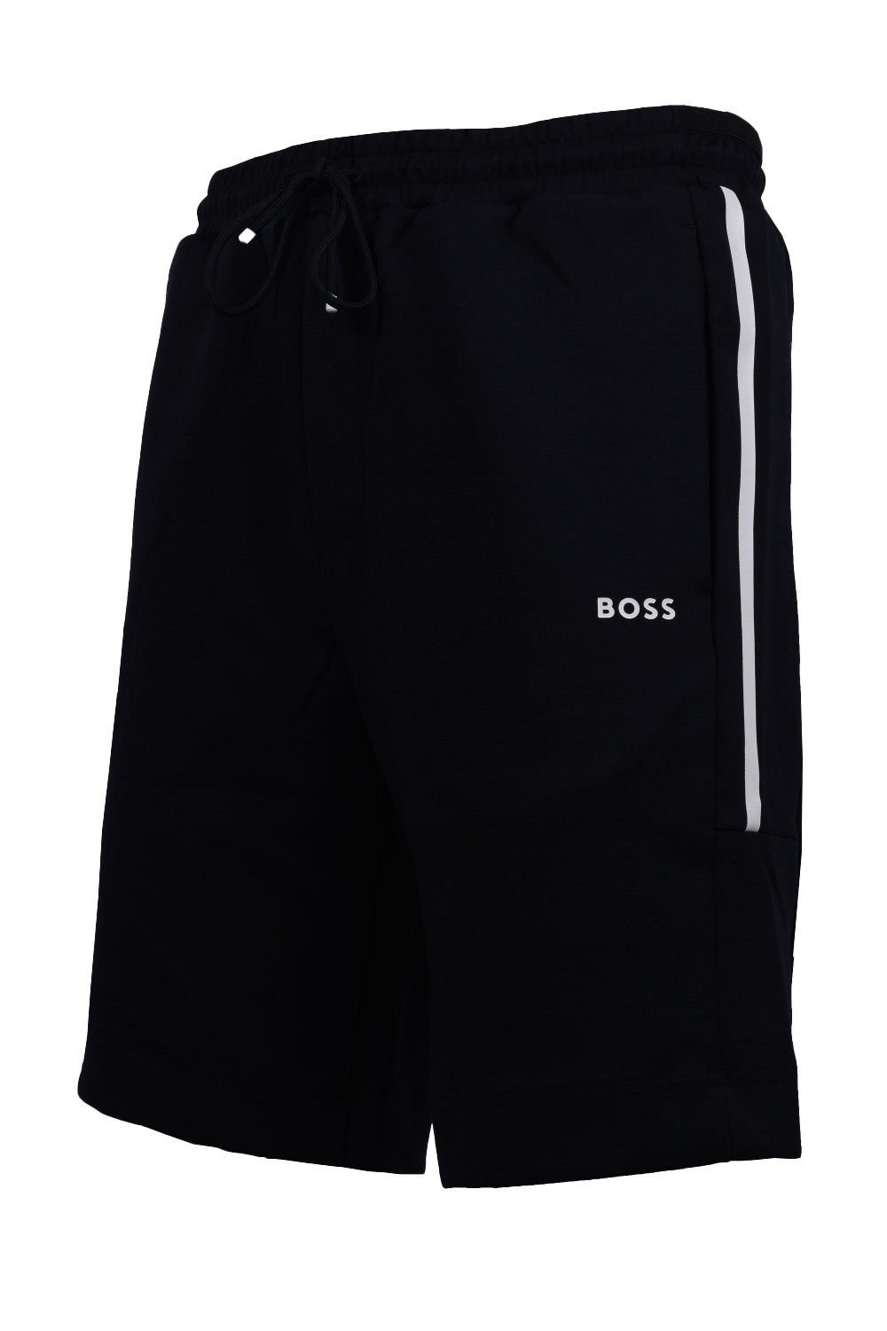 Hugo Boss Men's Headlo 1 Cotton Knit Track Shorts, Dark Blue