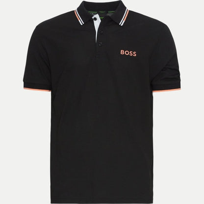 Hugo Boss Men's Paddy Pro Stretch Pique Polo Shirt, Black