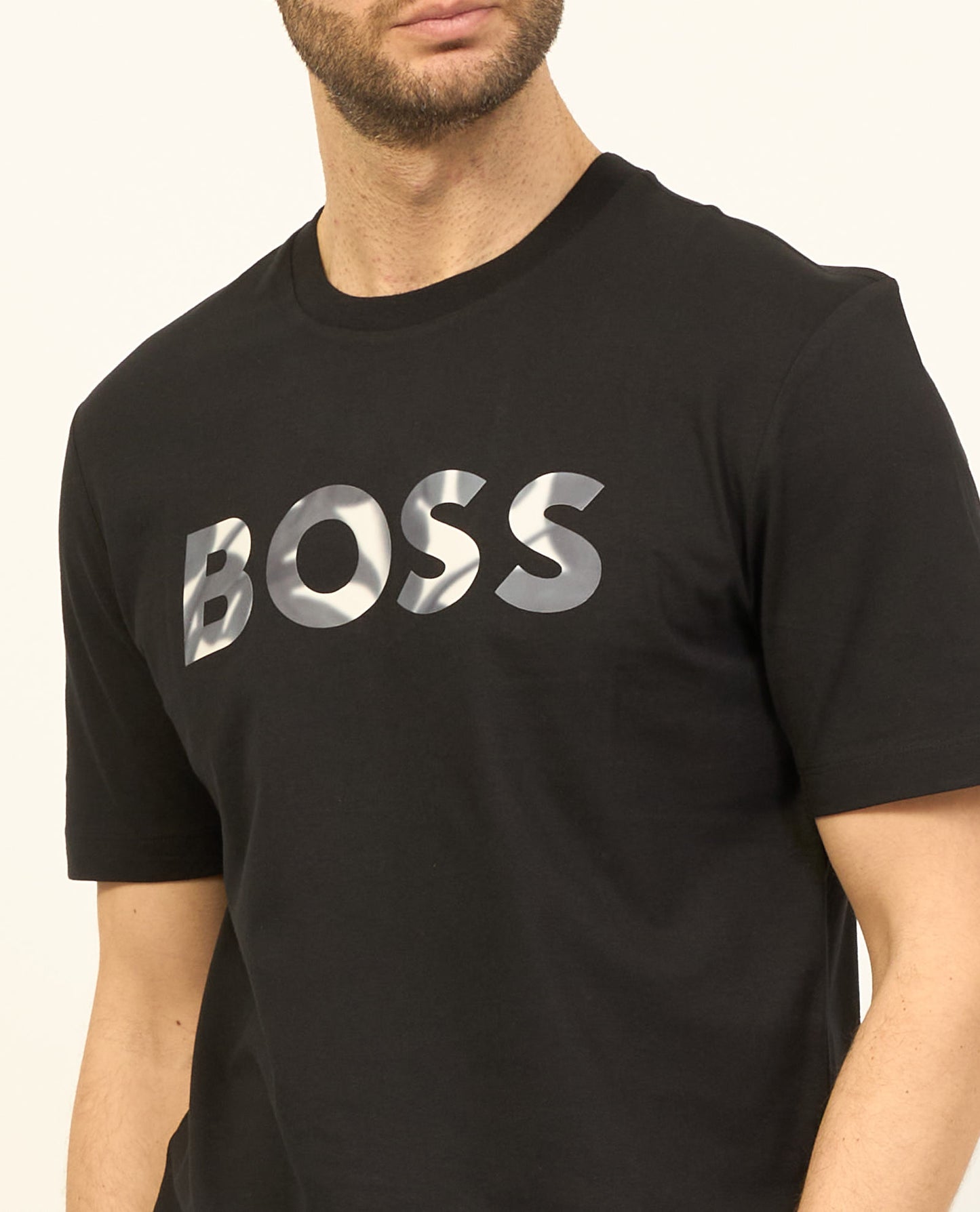 Hugo Boss Men's Thompson 15 Short Sleeve Crew Neck T-Shirt, Black