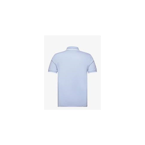 Hugo Boss Men's Parlay 190 Cotton Short Sleeve Polo T-Shirt, Light Blue