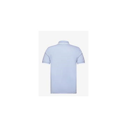 Hugo Boss Men's Parlay 190 Cotton Short Sleeve Polo T-Shirt, Light Blue