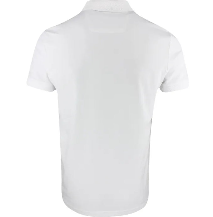 Hugo Boss Men's Paule Slim Fit Poly Cotton Short Sleeve Polo Shirt, White