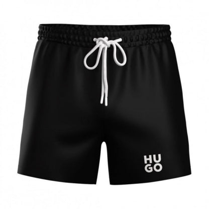 Hugo Men's Paol Swim Trunks, Black Pepper