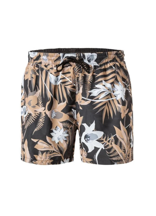 Hugo Boss Men's Piranha Swim Trunks, Camel