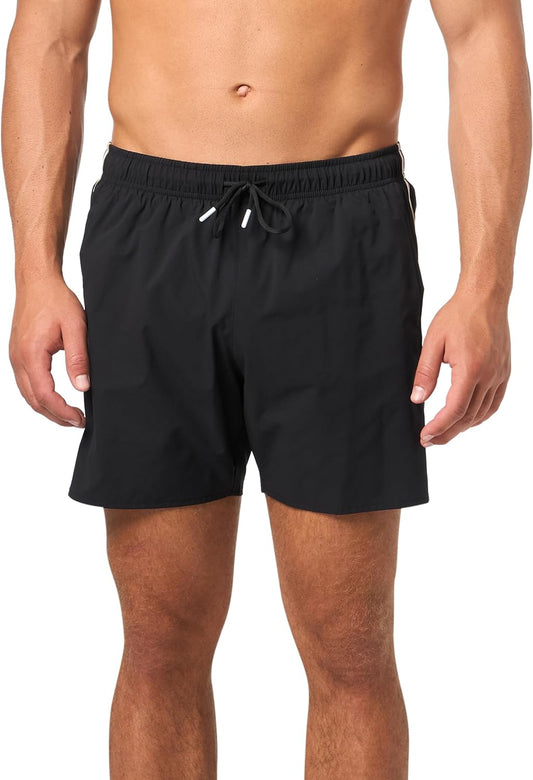 Hugo Boss Men's Iconic Swim Trunks, Black