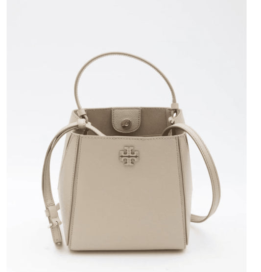 Tory Burch Women's Mcgraw Small Bucket Bag, Fresh Clay