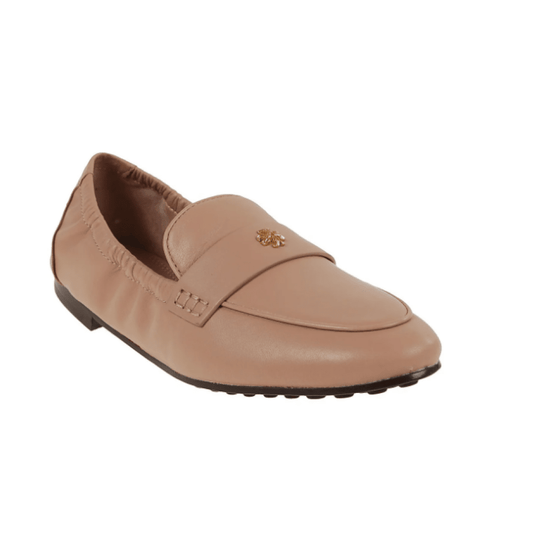 Tory Burch Women's Ballet Loafer Flat, Almond Flour Shoes