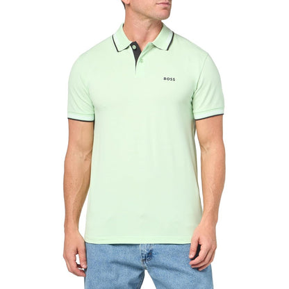 Hugo Boss Men's Paul Modern Polo Shirt, Pastel Green