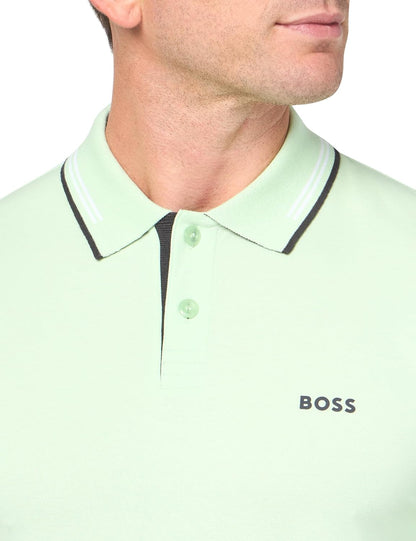 Hugo Boss Men's Paul Modern Polo Shirt, Pastel Green