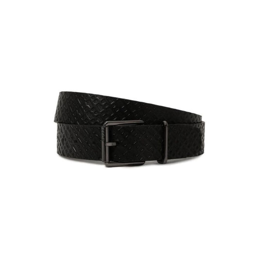 Hugo Boss Men's Roll B Monogram Belt, Black