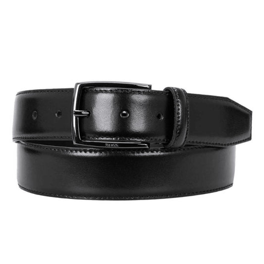 Hugo Boss Men's Celie G Leather Belt, Black