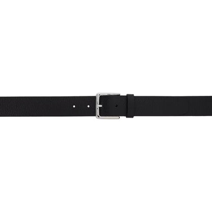 Hugo Boss Men's Ronnie Gr Pebbled Leather Belt, Black