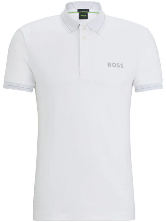 Hugo Boss Men's Paule 1 Short Sleeve Polo, White