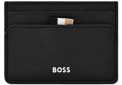 Hugo Boss Men's Zair Money Clip Card Case, Black