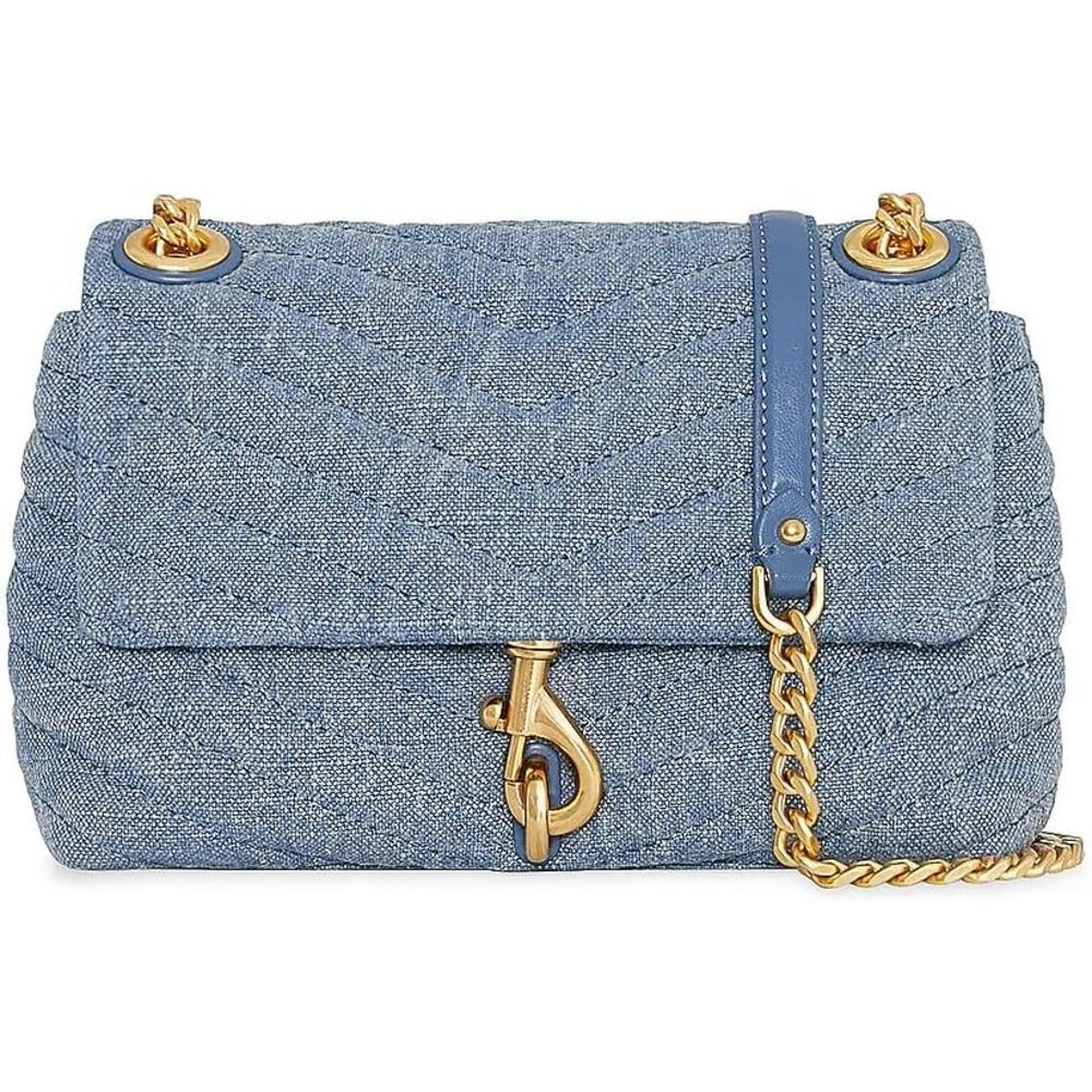 Rebecca Minkoff Women's Edie Flap Shoulder Bag, Denim