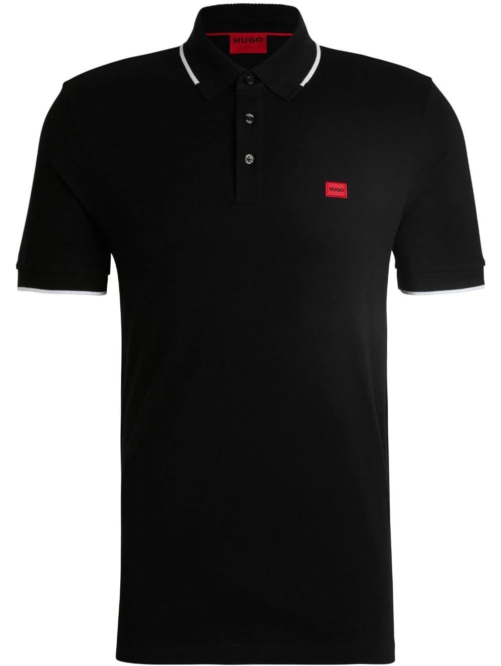 Hugo Boss Men's Deresino232 Short Sleeve Polo Shirt, Black