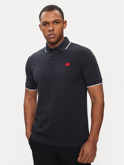 Hugo Boss Men's Deresino232 Short Sleeve Polo Shirt, Black