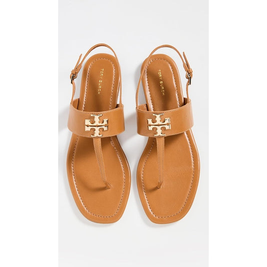 Tory Burch Women's Eleanor Thong Sandals, Caramel Corn