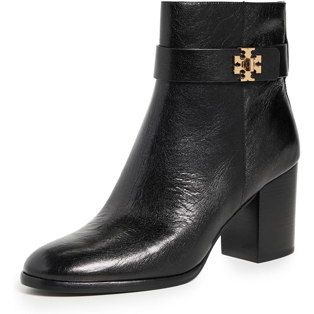 Tory Burch Women's T Lock Heeled 80mm Ankle Boots, Perfect Black