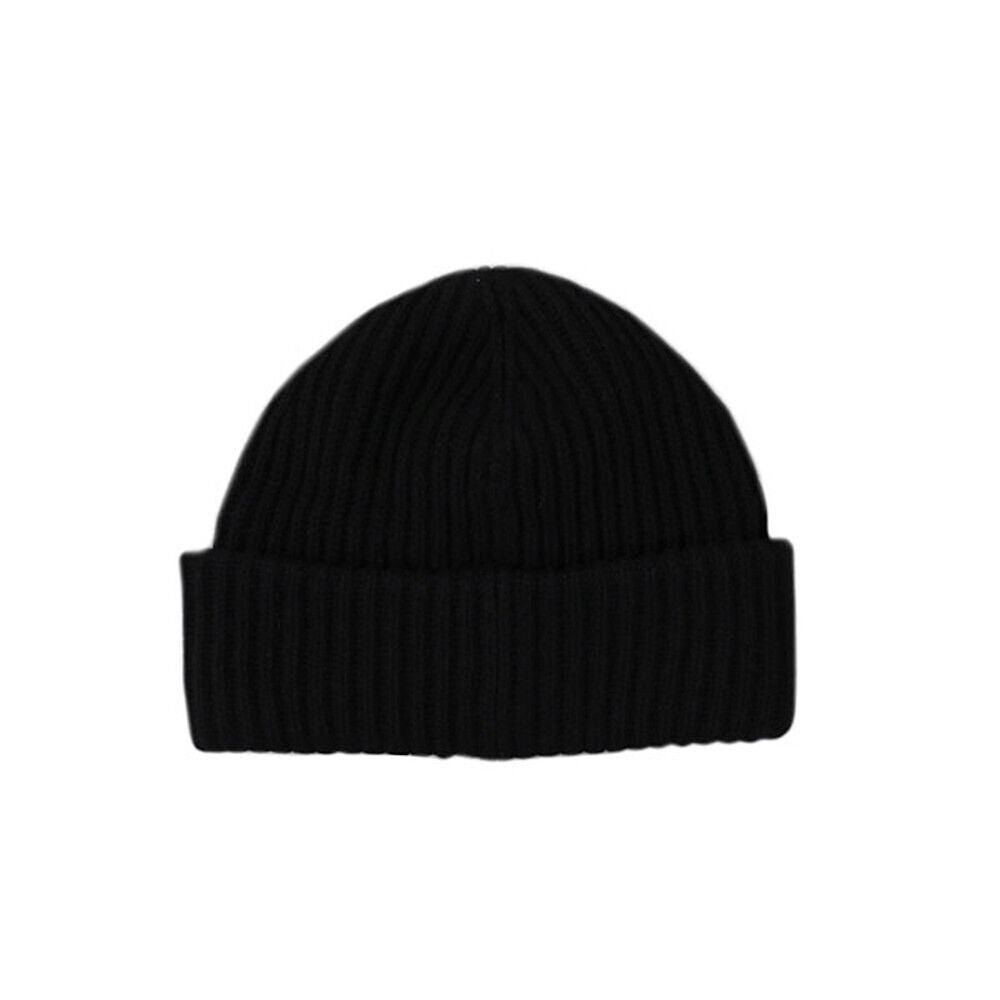 Ganni Women's Structured Rib Beanie, Black