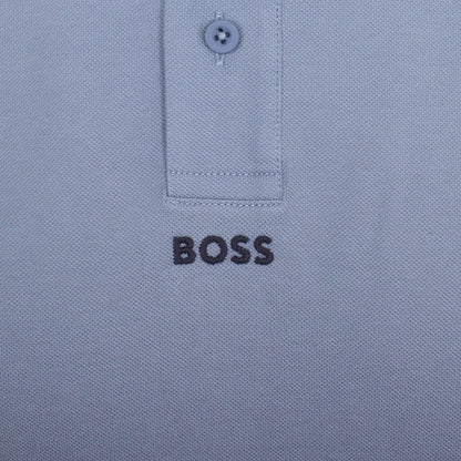 Hugo Boss Men's Gradient Short Sleeve Polo, Light Blue