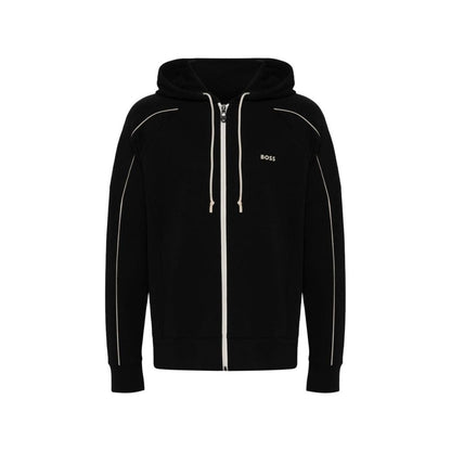 Hugo Boss Men's Saggy 1 Full Zip Sweatshirt, Black