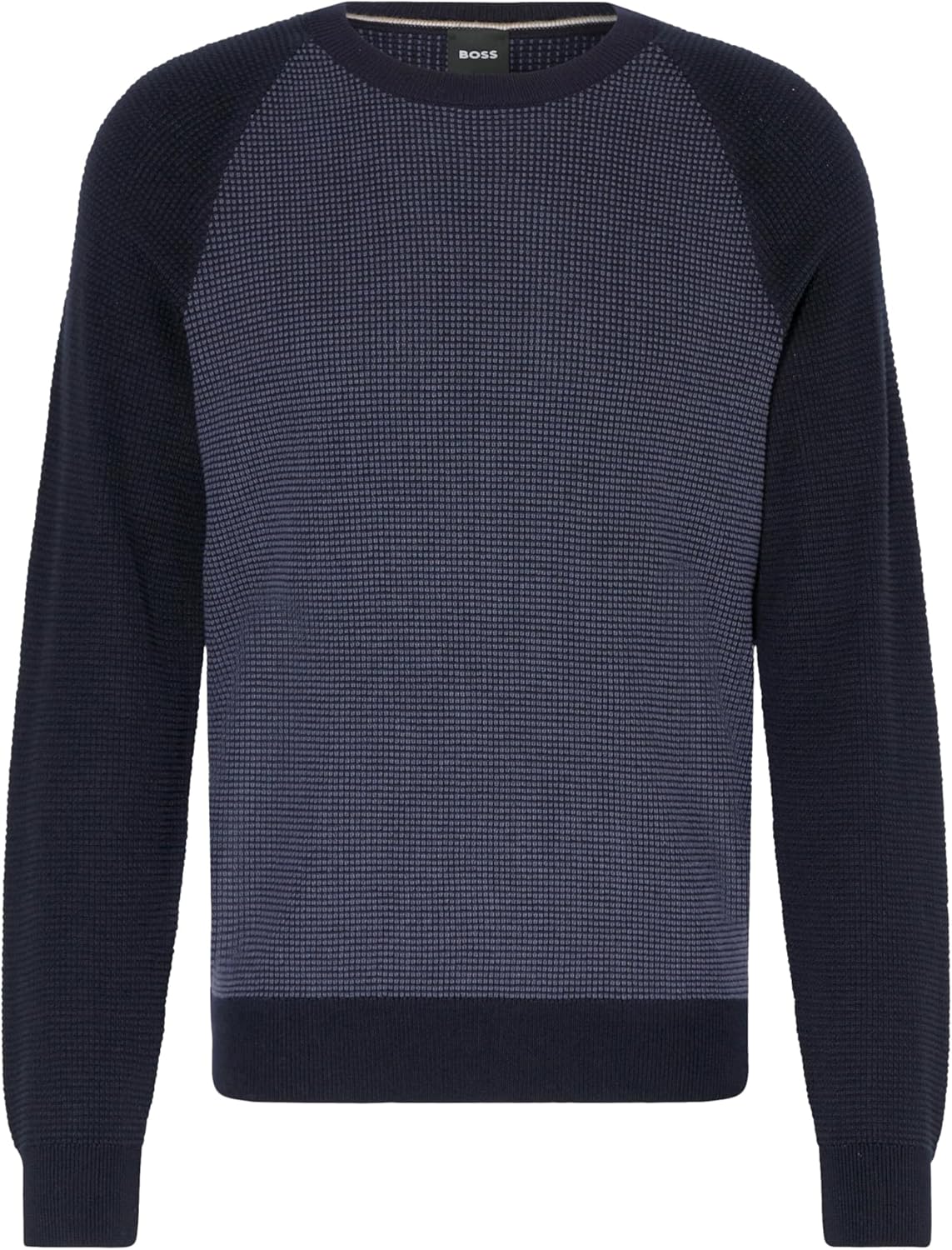 Hugo Boss Men's Dairon Wool Crew Neck Sweater, Navy