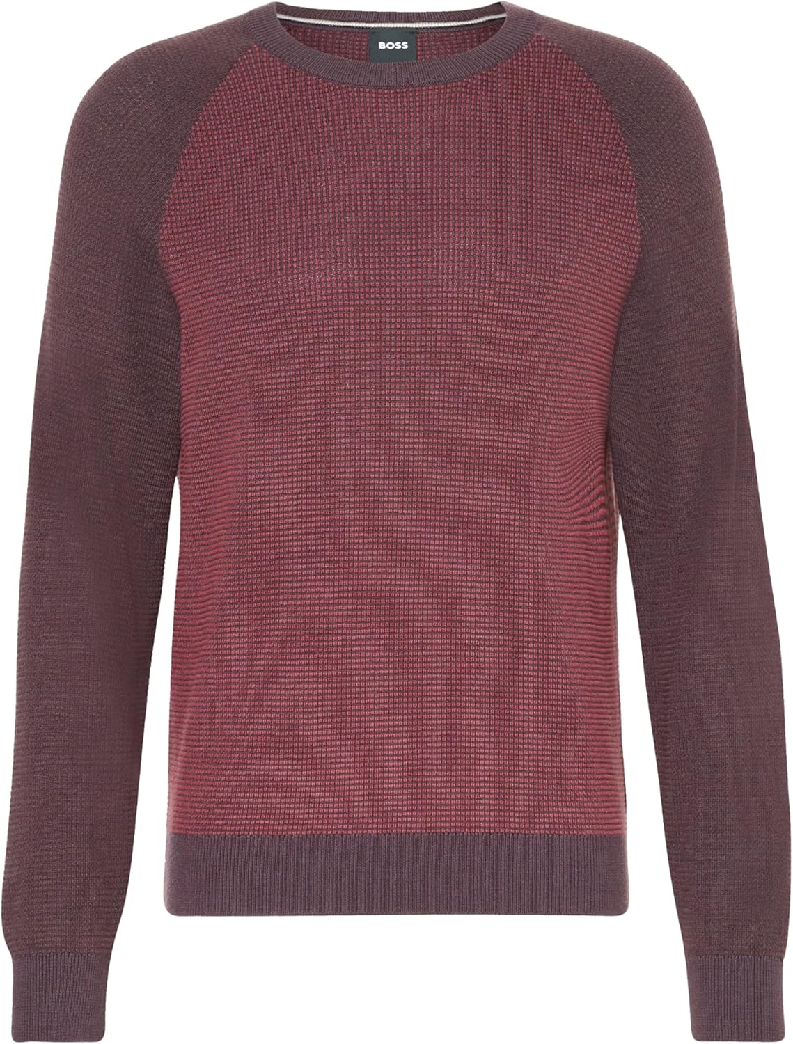 Hugo Boss Men's Dairon Wool Crew Neck Sweater, Red