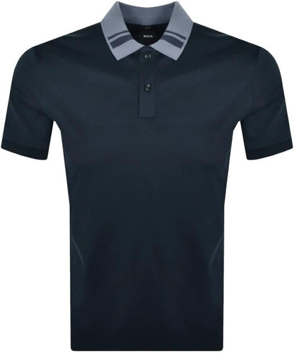 Hugo Boss Men's Phillipson 117 Short Sleeve Polo, Navy