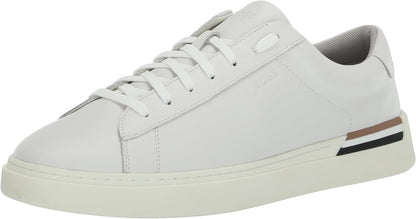 Hugo Boss Men's Clint Cupsole Tennis Sneaker, White