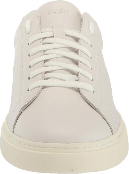 Hugo Boss Men's Clint Cupsole Tennis Sneaker, White