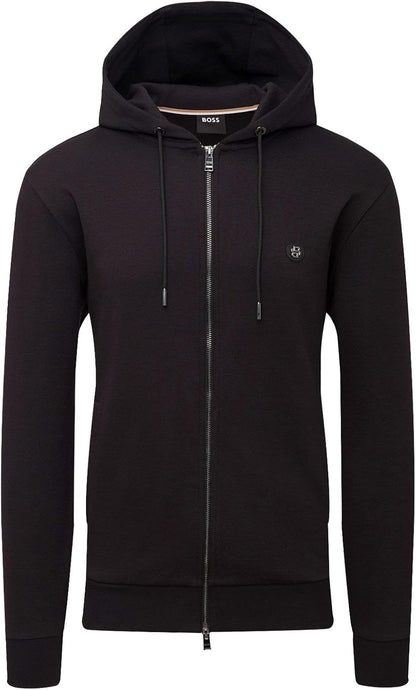 Hugo Boss Men's Spence Full-Zip Sweatshirt, Black