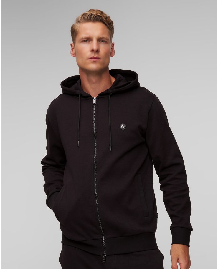 Hugo Boss Men's Spence Full-Zip Sweatshirt, Black