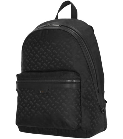 Hugo Boss Men's Trystan All Over Print Backpack, Black