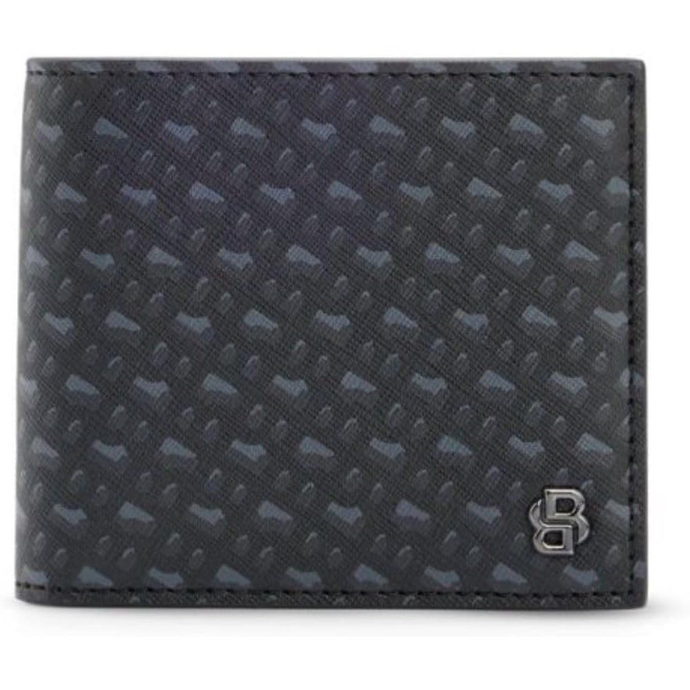 Hugo Boss Men's B Icon Logo Bifold Wallet, Black