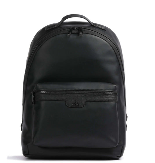 Hugo Boss Men's Jareth Vegan Leather Backpack, Black