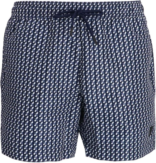 Hugo Boss Men's Vibe Swim Trunks, Navy